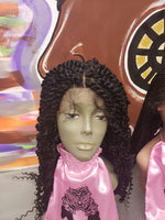 Load image into Gallery viewer, African Braided &amp; Twisted Lace Front Wig SALE (NEW)
